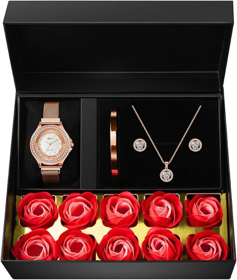 Luxury Rose Gold Jewelry & Watch Gift Set – The Ultimate Romantic Gesture